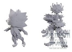 Lotus Leshy and Flytrap Leshy - Unpainted - Pathfinder Deep Cuts